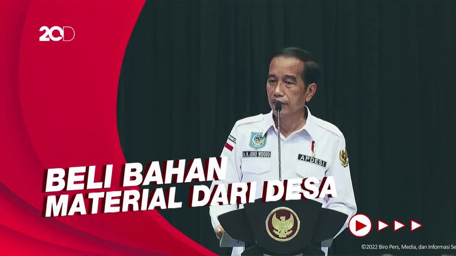 Jokowi: Jangan Sampai Dana Desa Kembali ke Kota, Apalagi Jakarta