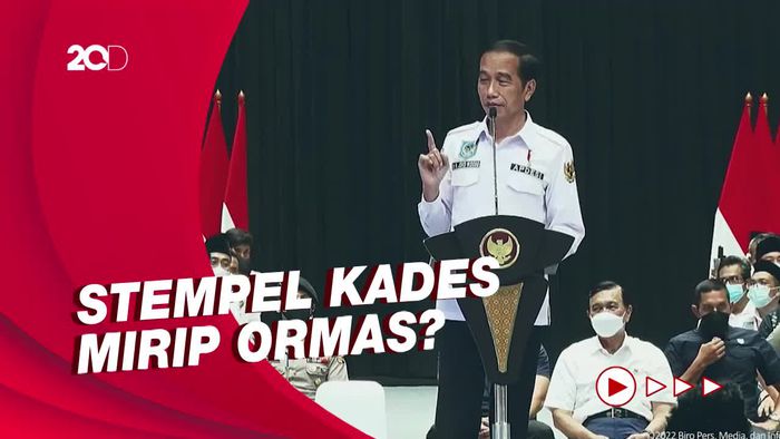 Jokowi Minta Mendagri Ubah Stempel Kepala Desa Jadi Lambang Garuda