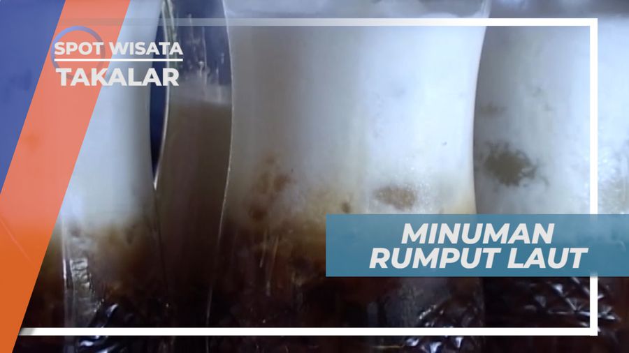 Es Cendol Rumput Laut, Menu Segar dari Rumput Laut, Takalar
