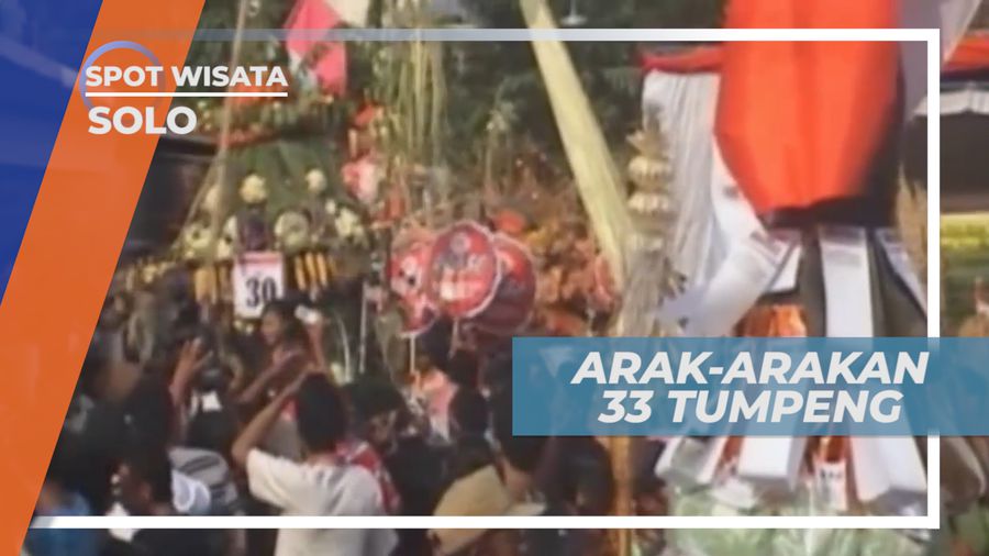Arak-arakan 33 Tumpeng, Tradisi Melestarikan Situs Budaya Solo