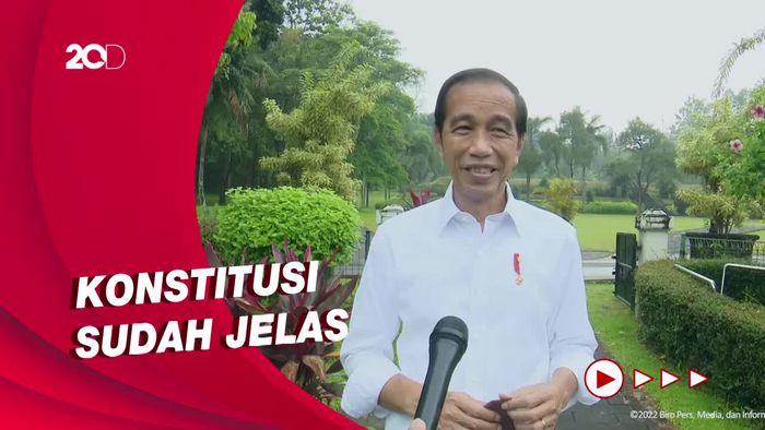 Respons Jokowi soal Teriakan Tiga Periode