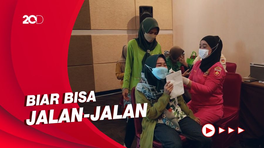 Antusiasme Warga Sukoharjo Berburu Vaksin Booster agar Bisa Mudik