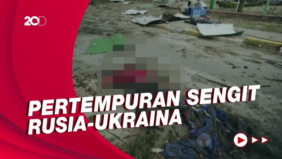 Penampakan Kota Irpin Bak Kota Mati, Mayat-mayat Bergelimpangan