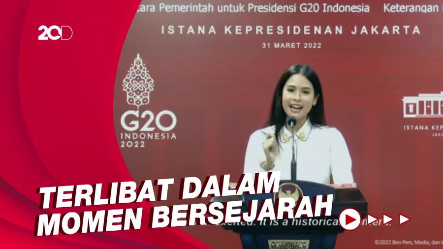 Ditunjuk Jadi Jubir Presidensi G20, Maudy Ayunda: Saya Excited!