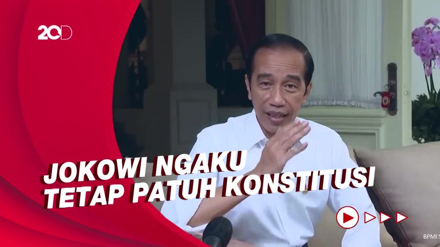 Jokowi Pilih Taat Konstitusi Saat Teriakan 3 Periode Menggema di Sana-sini