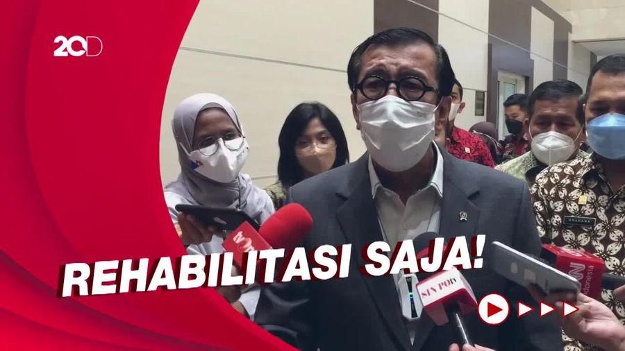 Yasonna Sebut Lapas Penuh Gegara Pecandu Narkoba Dibandarkan