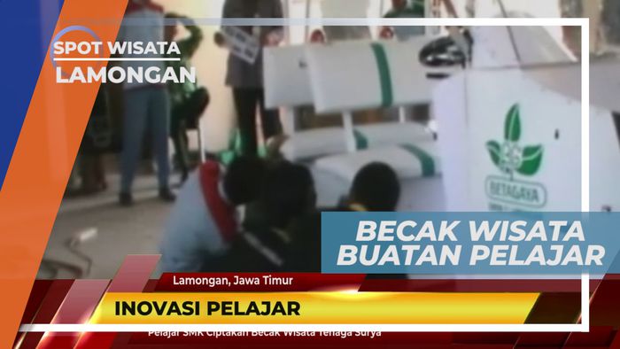 Becak Tenaga Surya, Inovasi Siswa SMKN 2 Lamongan