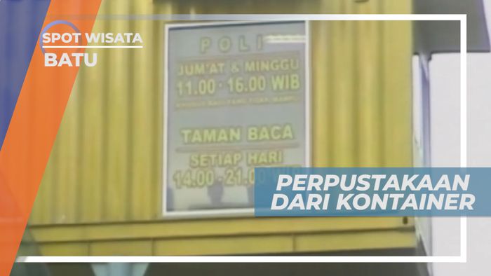 Perpustakaan Kontainer, Tempat Seru untuk Menumbuhkan Minat Baca Masyarakan, Malang