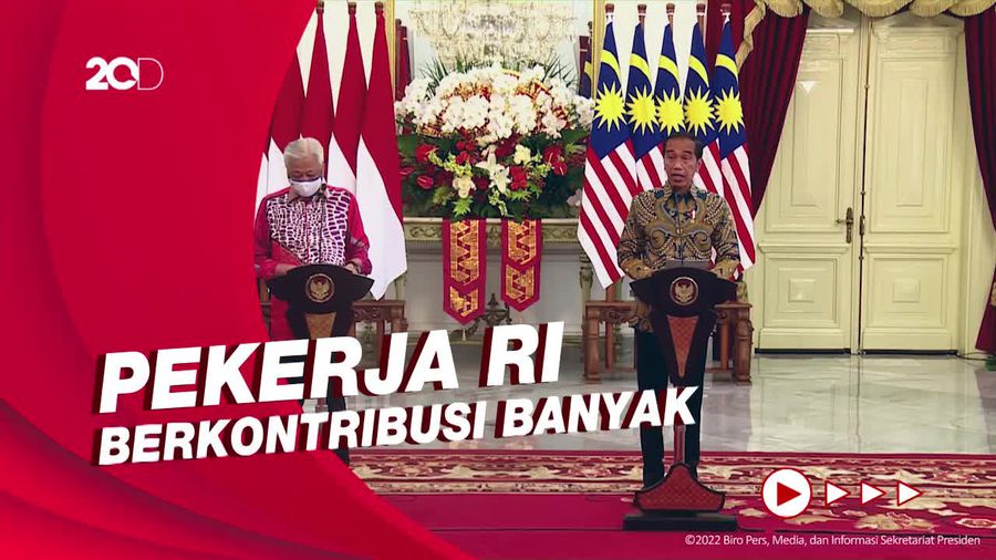 RI-Malaysia Teken MoU Perlindungan PMI, Jokowi: Sudah Sewajarnya!