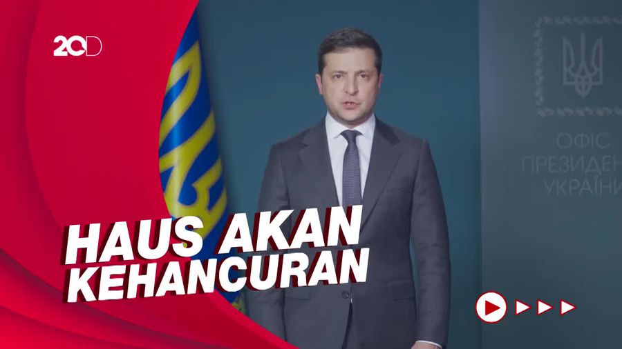 Zelenskiy Sebut Rusia Monster Neraka yang Ganas