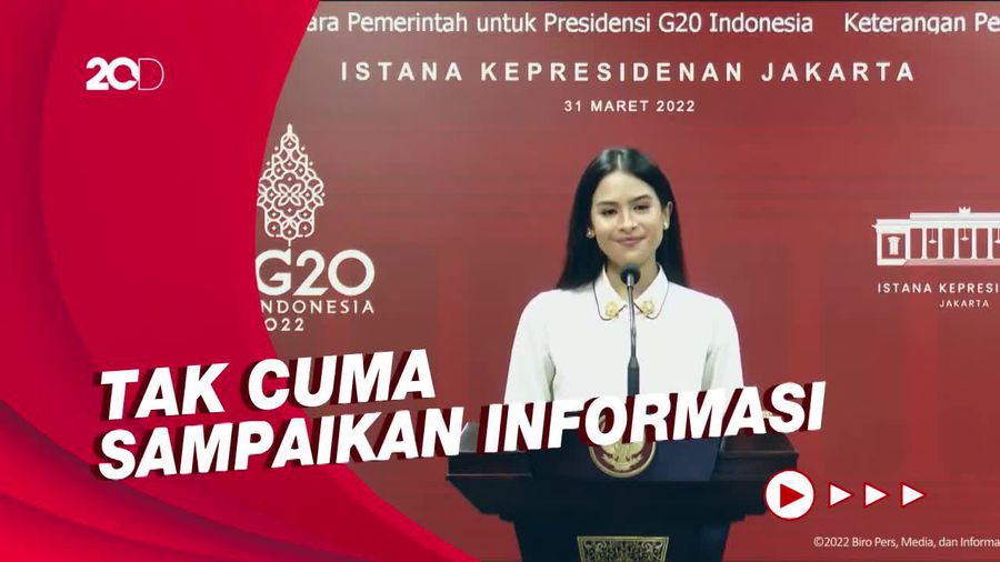 Maudy Ayunda Jadi Jubir Presidensi G20, Ini Tugas-tugasnya