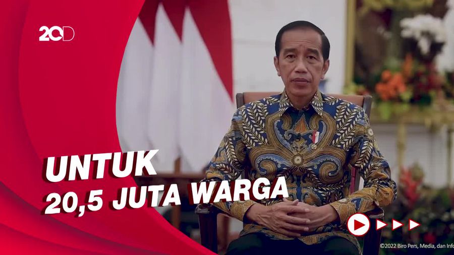 Jokowi Beri BLT Minyak Goreng Rp 300 Ribu