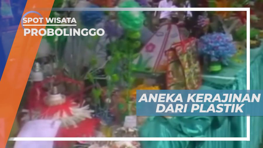 Kerajinan Cantik Berbahan Dasar Limbah Plastik di Probolinggo