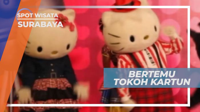 Bertemu Tokoh Kartun Asal Jepang di Pusat Perbelanjaan Surabaya