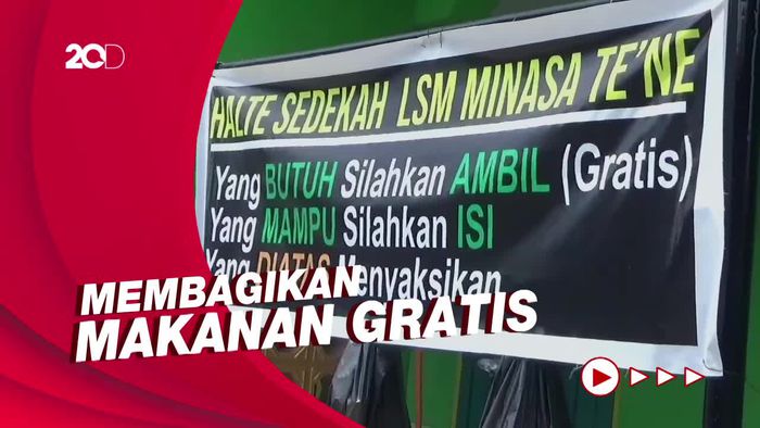 Halte Sedekah, Cara Warga Gowa Bantu Sesama di Masa Pandemi Covid-19