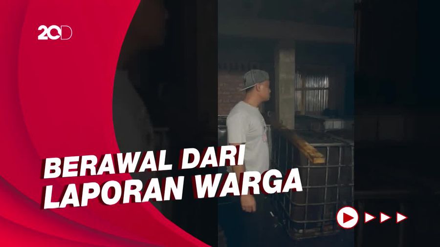Detik-detik Penggerebekan Rumah Penimbun 10 Ton Bio Solar Subsidi di Jambi
