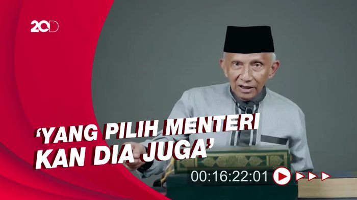 Amien Rais Sebut Anak SD Tersenyum Lihat Jokowi Marahi Menterinya Sendiri