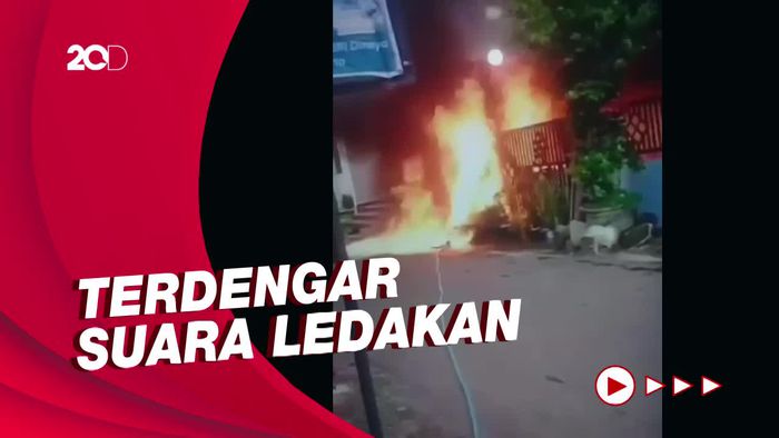 Rumah Usaha Pom Bensin Mini dan Gas Elpiji Meledak, 1 Luka Parah!