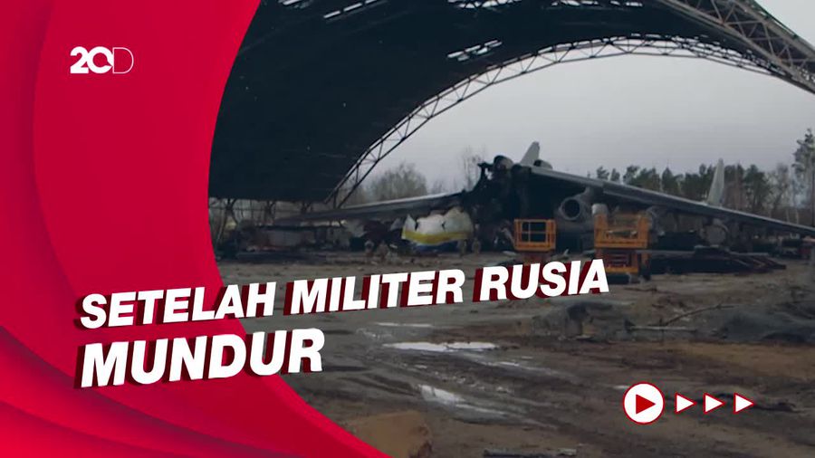 Ukraina Berhasil Merebut Kembali Bandara Antonov dari Rusia