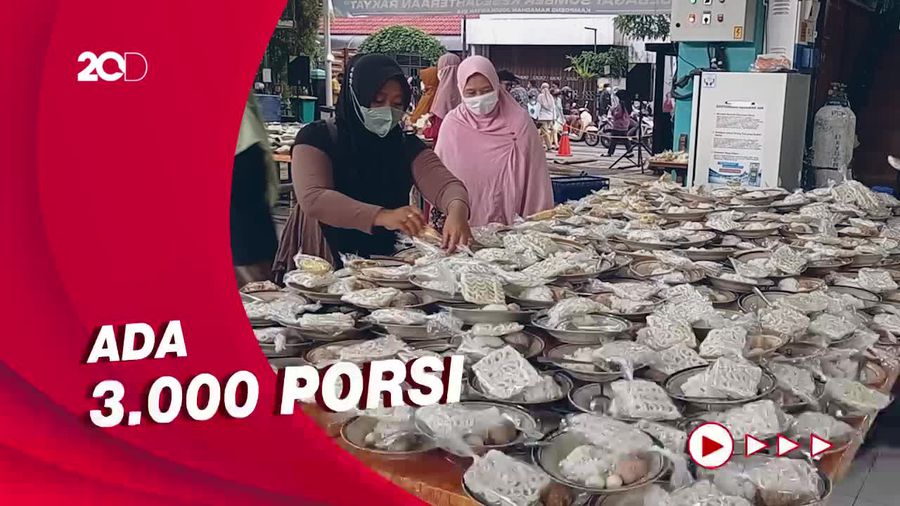 Melihat Tradisi Piring Terbang di Masjid Jogokariyan saat Buka Puasa