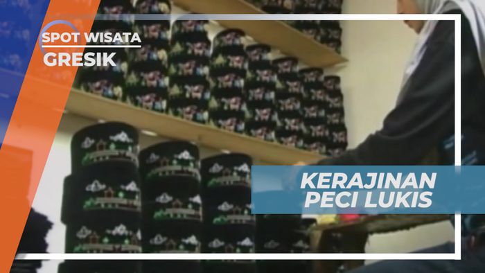 Unik dan Kreatif, Kerajinan Peci Lukis yang Banyak Diminati di Bulan Suci, Gresik