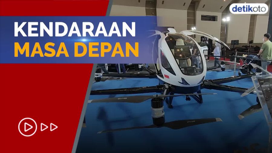 Mobil Terbang eHang 216 Juga Mejeng di IIMS 2022