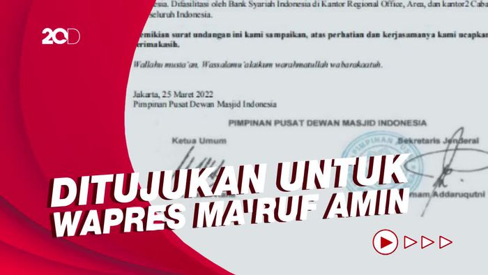 Ini Surat DMI Bertanda Tangan JK yang Dipalsukan Arief Rosyid