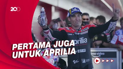 Detik-detik Kemenangan Perdana Aleix Espargaro yang Begitu Emosional