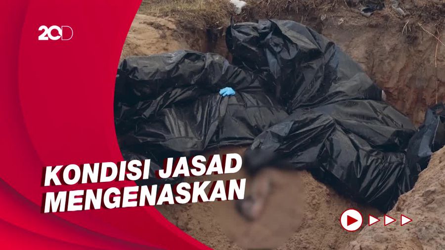 Pasukan Ukraina Temukan Sejumlah Kuburan Massal di Bucha