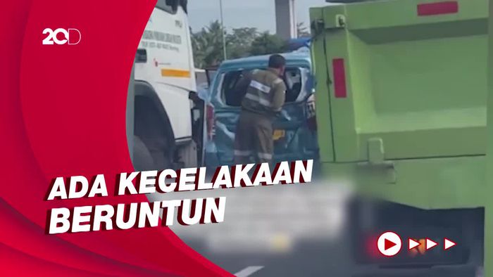Kecelakaan Beruntun di Tol Jagorawi, Macet 8 Km