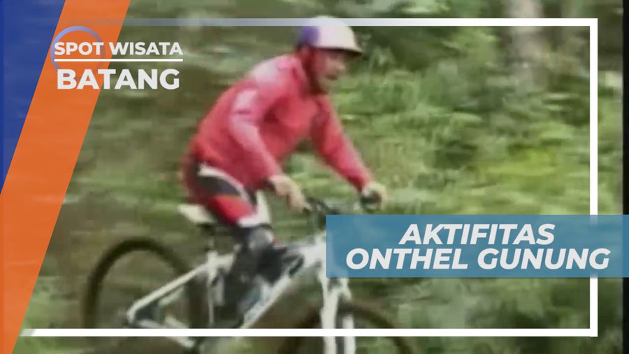 Adu Nyali, Pacu Adrenalin Taklukkan Trek Jalan Terjal Naik Onthel Gunung, Batang