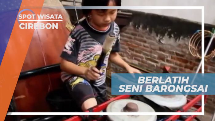 Berlatih Aneka Gaya Dalam Atraksi Seni Barongsai, Cirebon