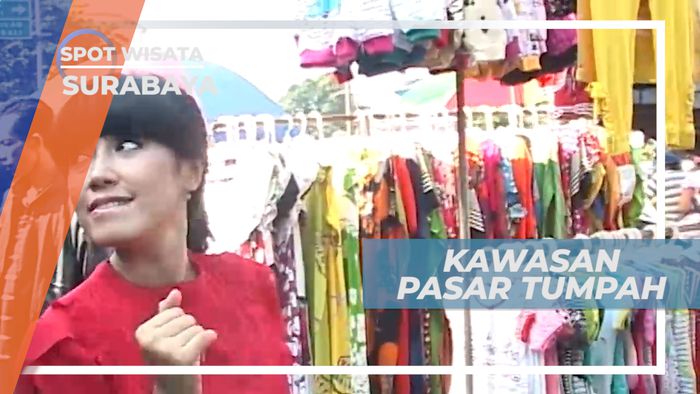 Belanja Asik di Pasar Tumpah Surabaya, Banyak Barang Unik!