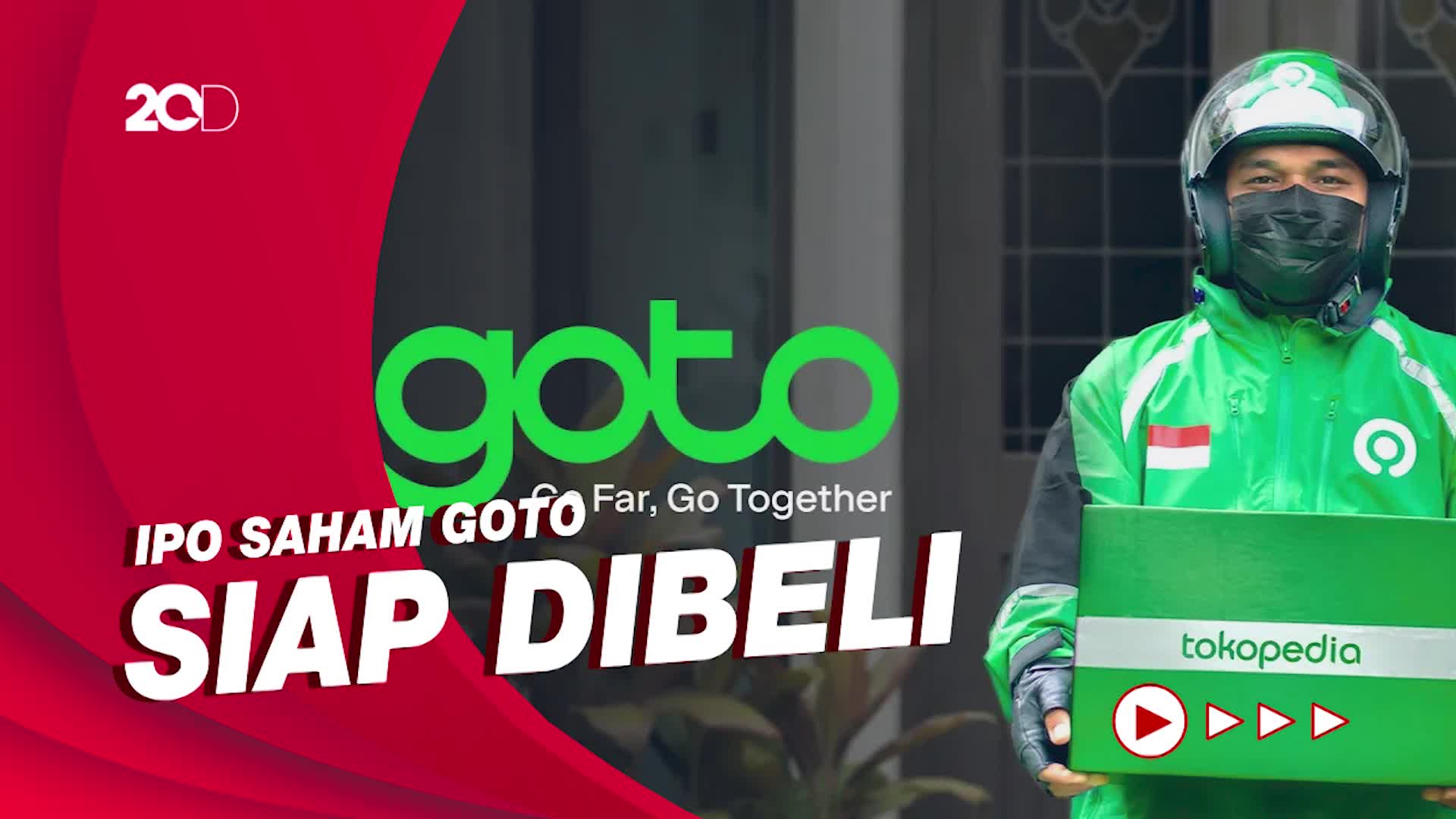 IPO Saham PT GoTo Gojek Tokopedia Tbk Siap Dibeli