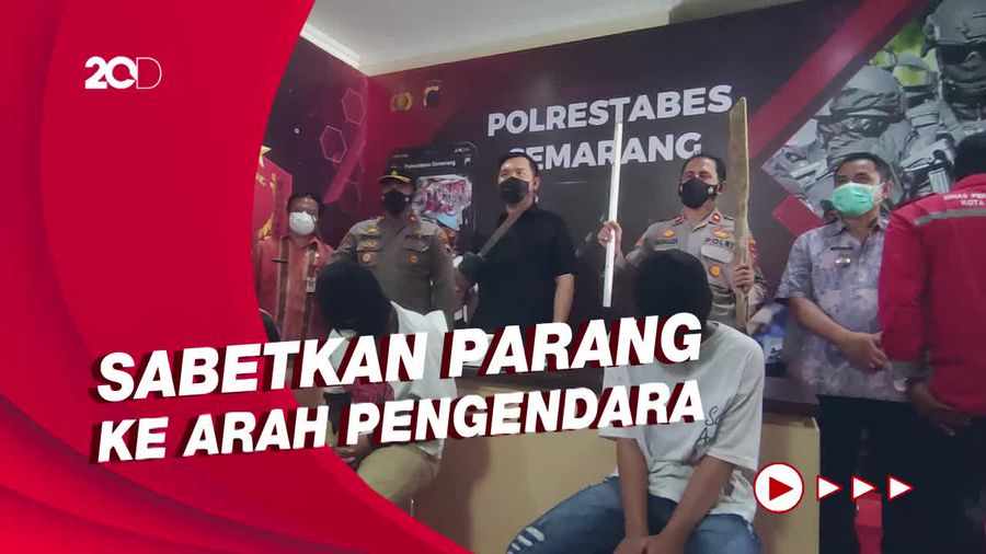 Kelompok Remaja Viral Sabet Pengendara di Semarang Ditangkap