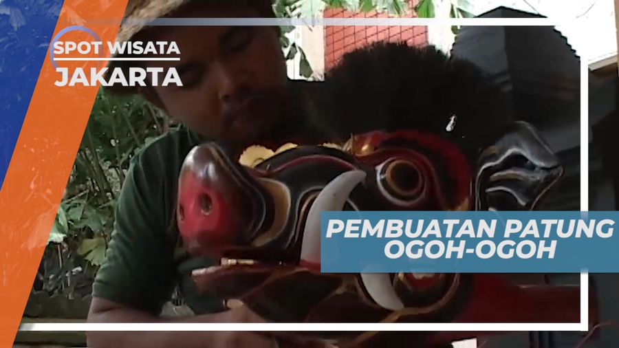 Melihat Pembuatan Patung Ogoh-ogoh di Jakarta