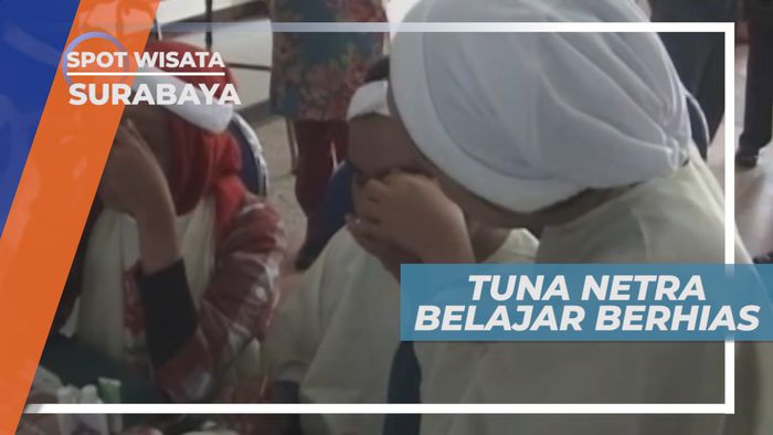 Rias Wajah Tuna Netra, Disabilitas Bukan Hambatan untuk Berkreasi, Surabaya