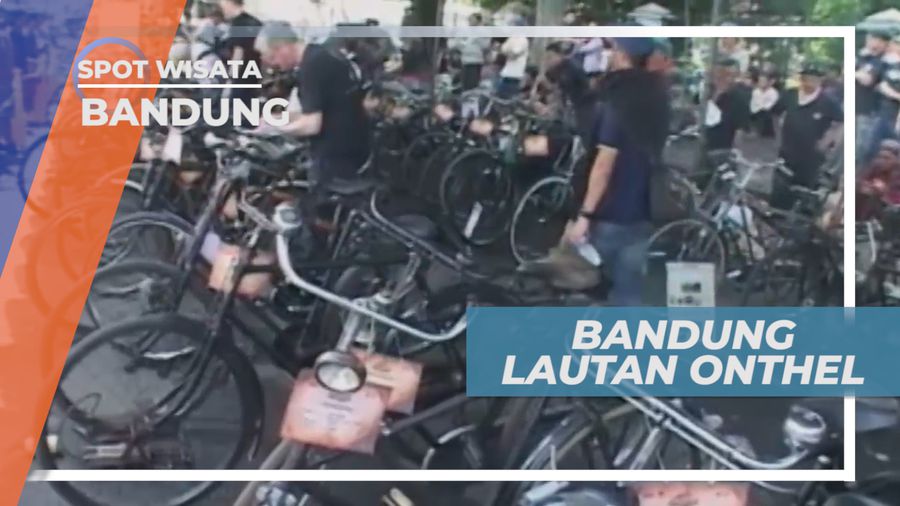 Bandung Lautan Onthel, Ribuan Sepeda Kuno Memenuhi Jalanan Kota, Bandung