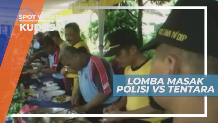 Adu Rasa Lezat, Serunya Lomba Masak Antara Polisi Vs TNI, Kudus