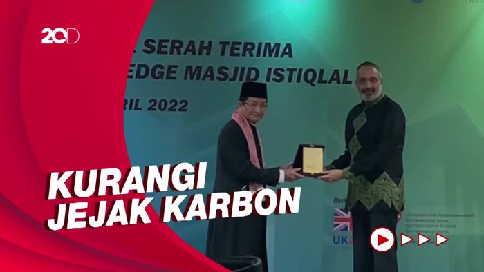 Pertama di Dunia, Istiqlal Jadi Masjid yang Dapat Sertifikat Green Mosque