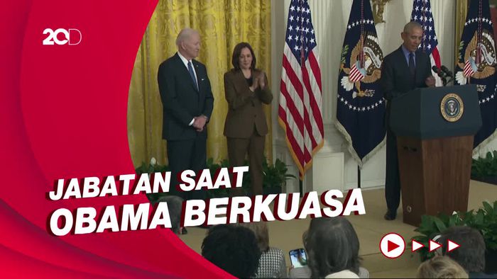 Guyon Obama saat ke Gedung Putih, Sebut Biden Wakil Presiden