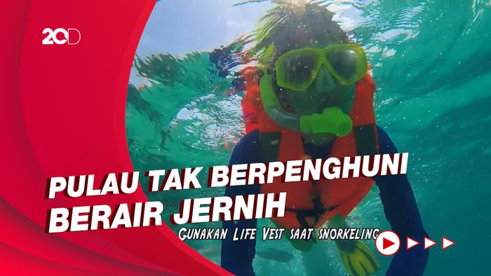 Celebrity on Vacation: Keindahan Bawah Laut Pulau Kodingareng Keke di Makassar