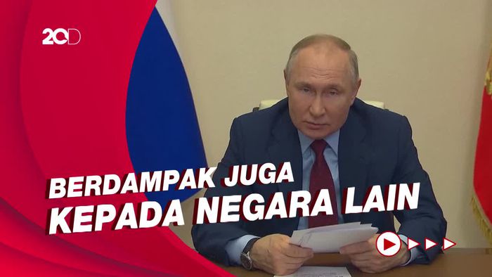 Putin Ingatkan Sanksi Barat ke Rusia Ibarat Pedang Bermata Dua