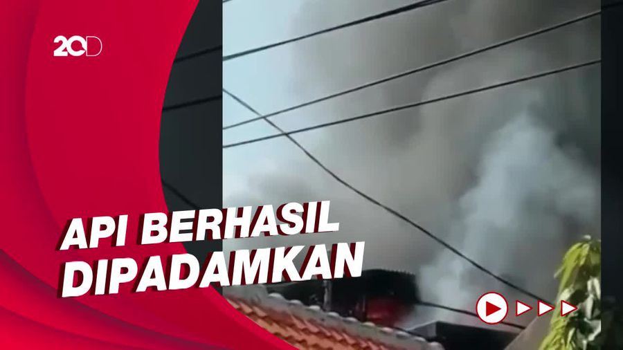 Kebakaran di Permukiman Padat Johar Baru Diduga Akibat Korsleting Listrik
