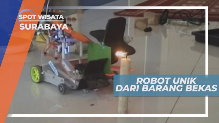 Robot dari Barang Bekas, Inovasi Siswa SMP, Surabaya