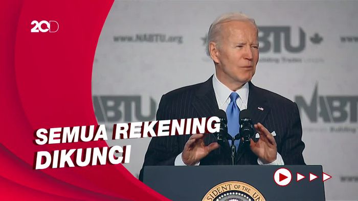 Joe Biden Blokir Penuh Akses Bank Terbesar Milik Rusia!