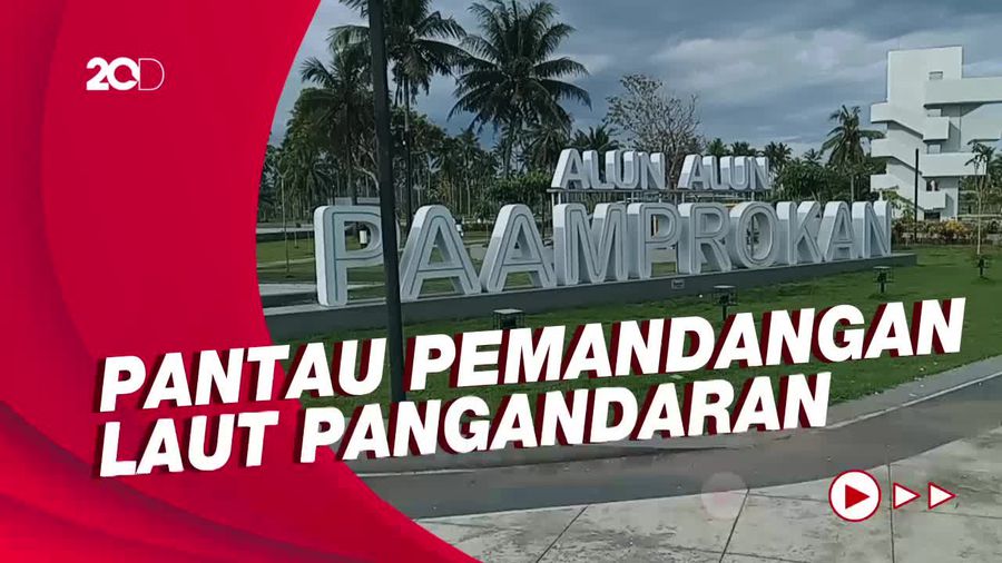 Menanti Waktu Berbuka di Alun-alun Paamprokan Pangandaran