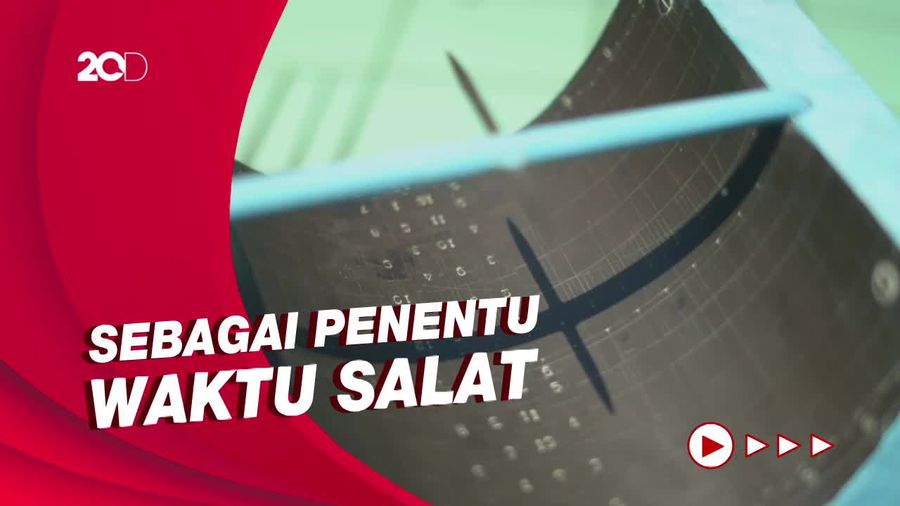 Jam Istiwa Masjid Agung Keraton Solo Andalkan Sinar Matahari