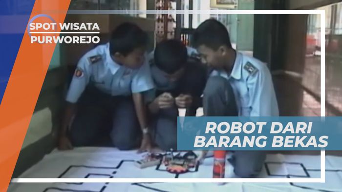 Robot dari Barang Bekas, Kreativitas Siswa Menengah Atas Purworejo