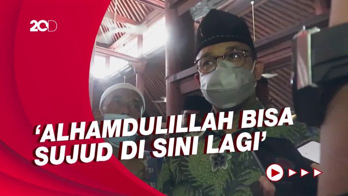 Anies ke Masjid Gedhe Kauman Yogya, Kenang Masa Kecil